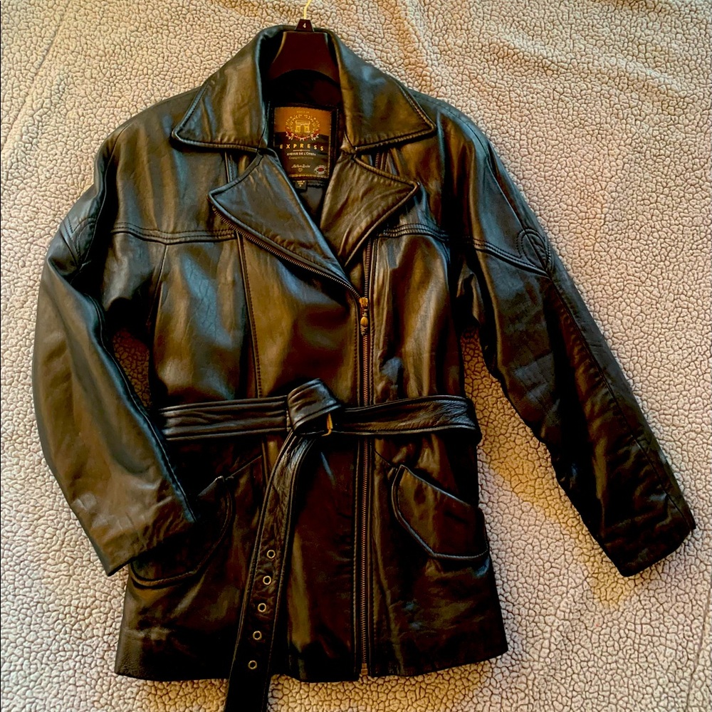 Leather Coat